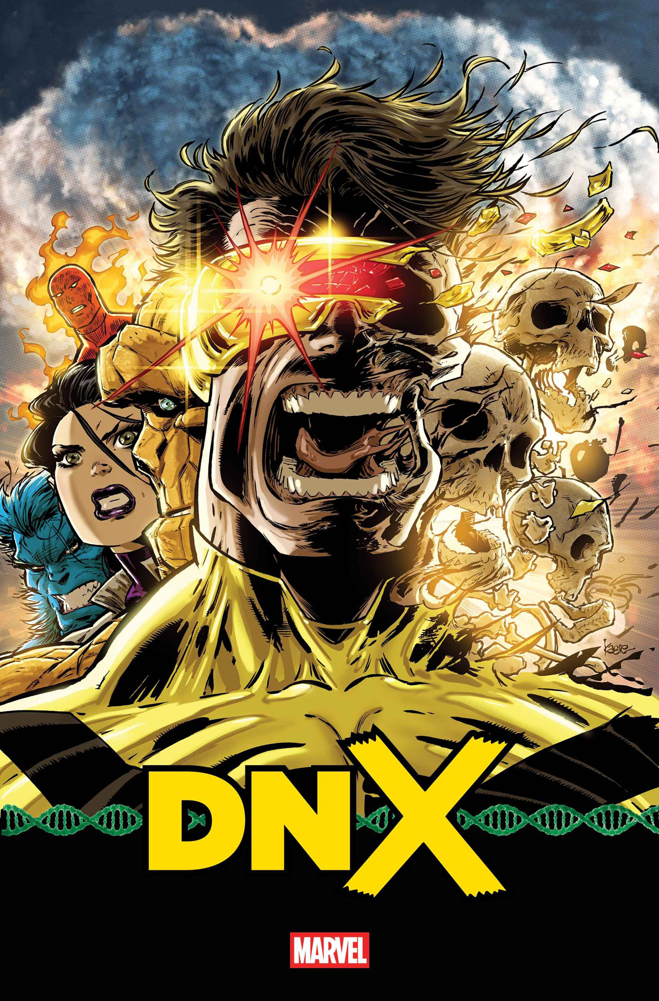 DNX #1 - Main "Hidden" Cover - Kaare Andrews