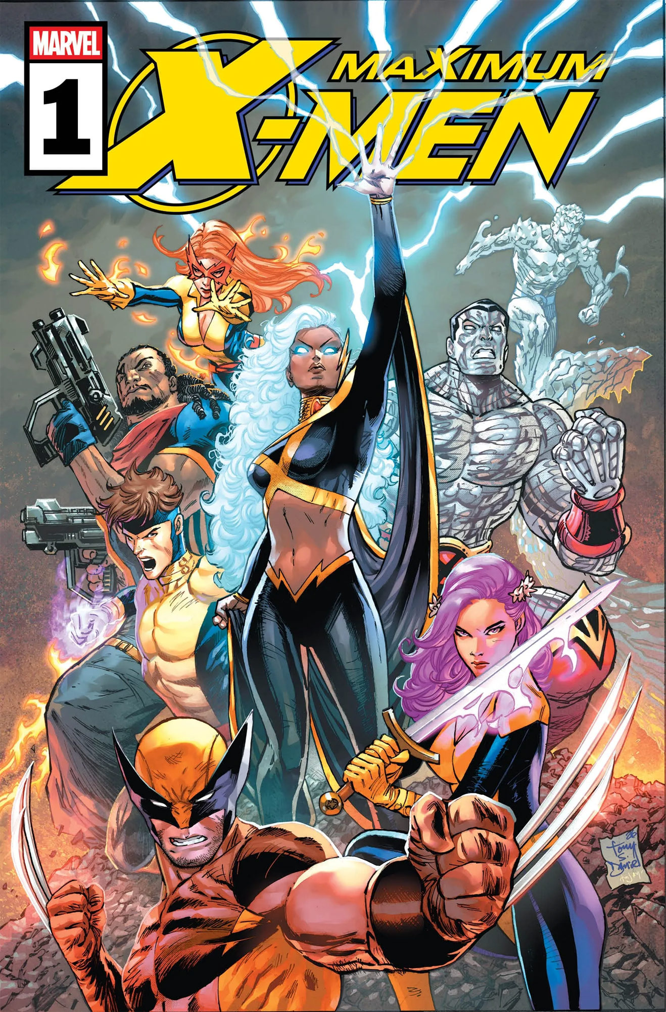 MAXIMUM X-MEN #1 - Main Cover by Tony S. Daniel