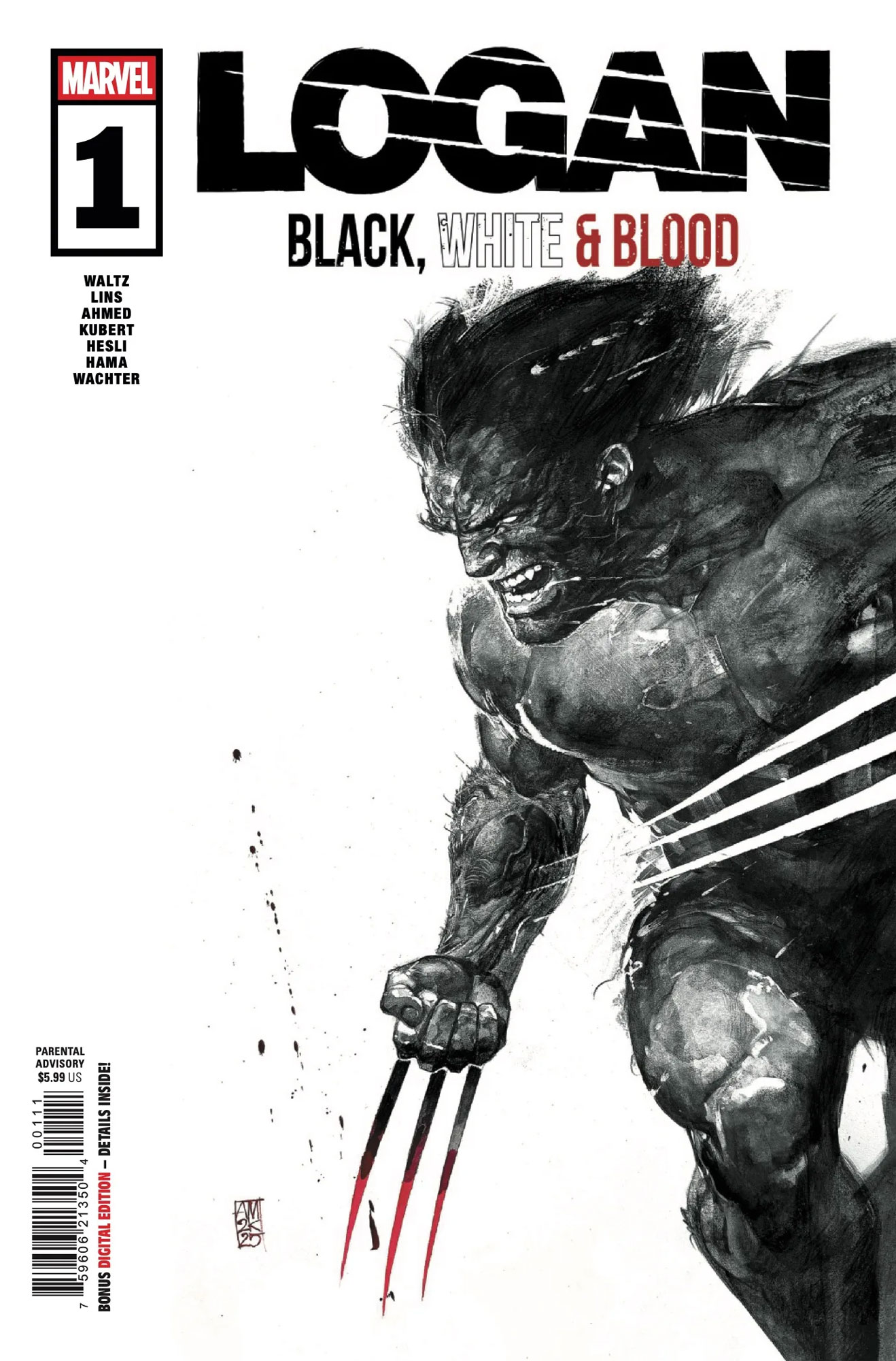 LOGAN: BLACK, WHITE & BLOOD #1